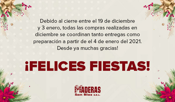 Bienvenidos a Madera San Blas SRL